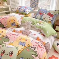 Single / Super Single Mr.Ing Fitted Bedsheet set 800TC with Bolster & Pillow case (upgraded) extra h