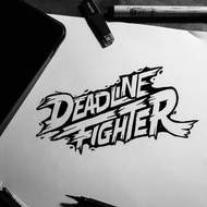 Deadline fighter sticker