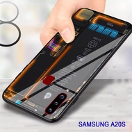 Softcase Glass Kaca Samsung A20s - J11 - Casing Hp Samsung A20s - Casing Hp