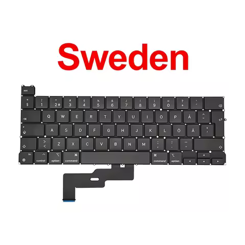 US/UK/EU Layout Backlit Keyboard for MacBook Pro 13" A2338 M1 2020 M2 2022