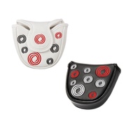 Perfeclan Mallet Putter Cover Waterproof Half Round  Protector Plush Inner Lining