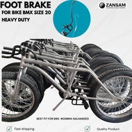 FOOT BRAKE FOR BMX BIKE SIZE 20 – HEAVY DUTY + FOOT BRAKE SPRING- Zansam BMX Bike Parts Bicycle Acce