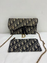 👜Dior Monogram Wallet on Chain WOC with inner bag Code of year 2022 迪奧 WOC 老花二合一子母鏈條包 斜挎包 22年編碼 淋過雨