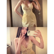 Sexy Forever Silk Lace Dahlia Dress