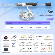 YUZHIYUAN | ไมโครฟิชชิ่งโรดพร้อม Fuji Guides UL Spinning Rod Kit