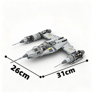 Movie N-1 Starship Vehicle Model Desktop Home Ornament Perfect Holiday & Birthday Gift for Sci-Fi M