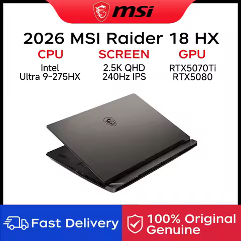 2026 MSI Raider 18 HX Gaming Laptop 18 Inch 2.5K QHD 240Hz IPS Screen Notebook Intel Ultra 9-275HX 1