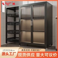 Kitchen Shelf Floor-standing Multi-Layer Storage Locker Household Multifunctional Oven Cabinet Locke