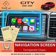 Honda City Screen Protector Navigation Screen Tempered Glass City Hatchback Gn2 Accessories 2020