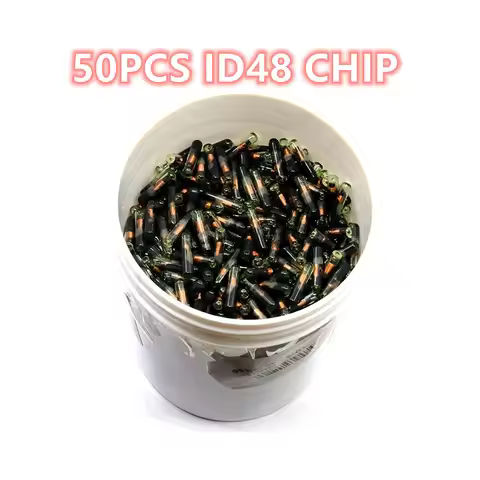50pcs aftermarket ID48 transponder chip Car Key Chip Blank OEM ID48 Chip Auto Transponder Chip Glass