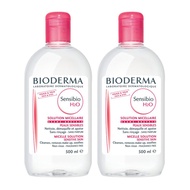 Bioderma Sensibio H2O 500ml. (สีชมพู) 2 ขวด