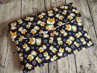 英國製作 海軍藍日本和風柴犬 電腦保護套 switch ipad 書套