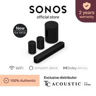 5.1 Sonos Beam Gen 2 Soundbar, Era 100 SL Pair & Sub Mini - Dolby Atmos Smart Home Theater Set
