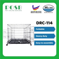 DR.CAGE DRC-114 2 Door Pet Cages Wrought Iron with Powder Coating / Dog Cage / Sangkar Anjing