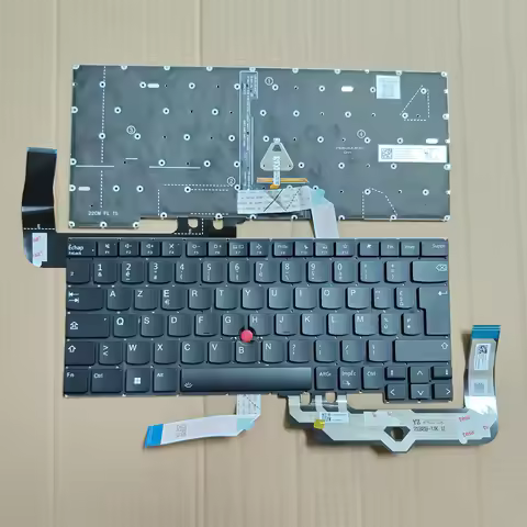 New FR UK Layout with Backlit Replacement Keyboard for Lenovo ThinkPad T14S Gen3 Laptop Keyboard