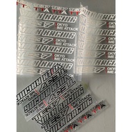 Original Quality Rays Volk Racing Te37 Tokyo Time Attack Sticker