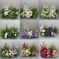 Stage Simulation Road Guide Flower Decoration Silk Flower Flower Row Wedding Floral Aisle Flower Flo