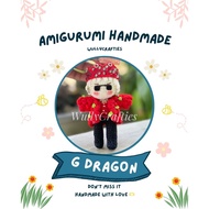 GANTUNGAN King G-Dragon Bigbang Knitted Keychain