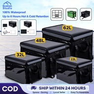 Food Delivery Bag 32L/62L Beg Foodpanda Beg Food Insulation Bag Motorcycle Meal Waterproo Delivery B
