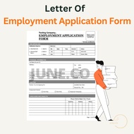 Employment Application Form Borang Permohonan Pekerjaan 就业申请表