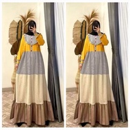 GAMIS WANITA KATUN KOMBINASI SYAINA BY SEMUT ORI