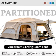 GLAMPTURE 8-22 tent Person Waterproof Automatic tent Up Double Layers Camping Tent With Yard Tent Ca