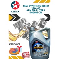 CALTEX HAVOLINE SyNTHETIC BLEND 10W 40 API SN (4L) SEMI SYNTHETIC ENGINE OIL