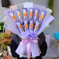 Ready Buket Snack Murah Jumbo / Bucket Jajanan Hadiah Wisuda | Hampers Bouquet Makanan Bingkisan Ula