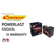 (Installation Provided) CENTURY POWERLAST 55D23L  CAR BATTERY BATERI KERATA