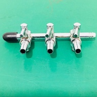 3-way nickel faucet 3-hole aerator air faucet/