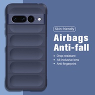 For Google Pixel 8 5G Armor Soft Silicone Case Google Pixel 8 Pro 7 7a 5G Camera Protect Soft TPU Co