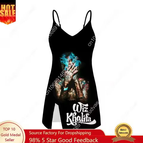 Wiz Khalifa Sling Dress Swimsuit Womens Bathing Suits Personalized Fashion Swimwear Pool Party Bikin