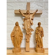 Catholic altar set 25cm: mother of Grace - Lord Triumph - Saint Joseph