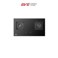 EVE เตาแก๊ส 2 หัว แบบฝัง ฐานกระจก HB73-B789G/BG As the Picture One