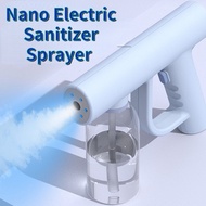 300ML Nano Portable Wireless Electric Sanitizer Sprayer Blue Light Nano Disinfection Steam Spray Gun Atomizer with 1200m