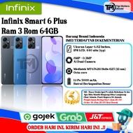 Infinix Smart 6 Plus Ram 3 Rom 64GB