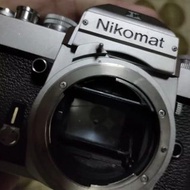 底片 單眼相機 nikon nikomat EL 機械 送電池 背帶