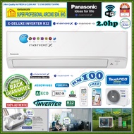 Save 4.0 Panasonic 2.0hp  Inverter Air Conditioner CS-XPU18XKH-1 &amp; CU-XPU18XKH-1 ((nanoe-X)) X-Deluxe Inverter Smart Control ((WiFi)) Nanoe-X ((Chat Us For E-Rebate RM200))