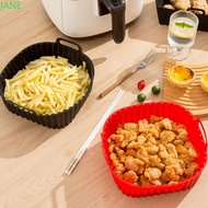 JANRY Silicone Air Fryer Liners, with Handle Reusable Oven Liner, Air Fryer Accessories for 4-7 QT B