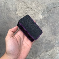 UNGU Leather Sleeve Case Black Aztec TRML T200 Purple Yarn