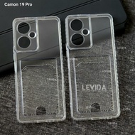Tecno Camon 19 Pro Card Case Clear / Clear Card Slot Case Tecno Camon 19 Pro