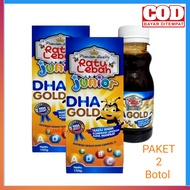 [ PAKET 2 BOTOL ] Madu Anak Ratu Lebah Junior DHA GOLD plus Omega 3 - 150gr (Meningkatkan dan memeli