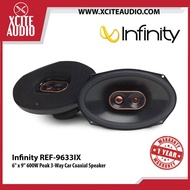 Infinity REF-9633IX 6x9 Inch 3-Way 600W Peak Car Coaxial Speakers