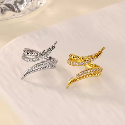 Classic Openwork Women's Rings 18K Gold Color Flower Luxury Design Jewelry Ring Gift Free Shipping Y