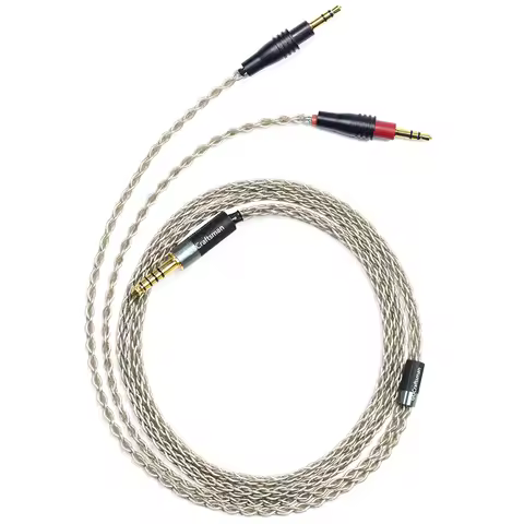 6N Single Crystal Silver Headphone Upgrade Cable for for TAGO Studio T3-01, T3-01-MD, T3-03