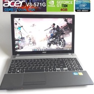 laptop acer core i7 vga ram8gb hardis gb generasi 3 bergaransi