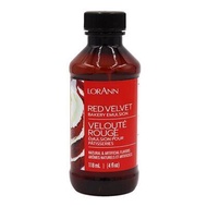 LORANN Red Velvet Emulsion (สี+ กลิ่น) กลิ่นเรดเวลเวทเค้ก 4 Oz. (118 ml) (06-7597-03)