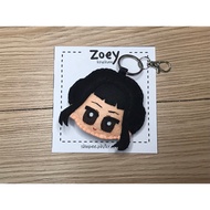 HUNTRIX ZOEY KEYCHAIN / SOUVENIR / GIVEAWAY / FELT KEYCHAINS