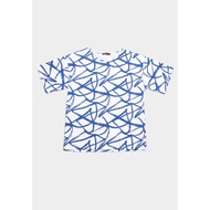 Moley Apparels Grunge Art Top Ladies' Blouse WHITE