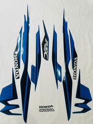 Bộ tem decal dán xe máy honda wave rsx đời 2020 2021 bánh mâm màu xanh dương zin thái siêu đẹp